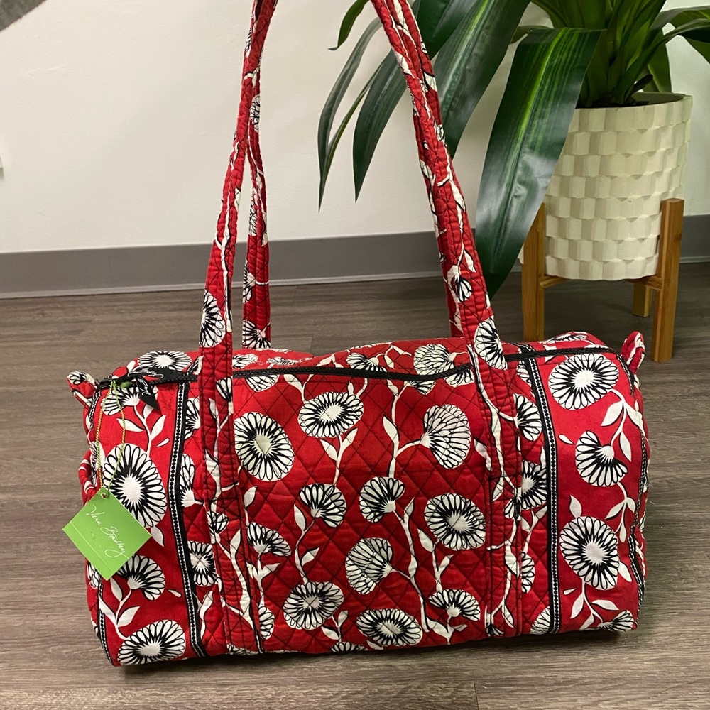 Vera Bradley Small Duffel Bag- Deco Daisy